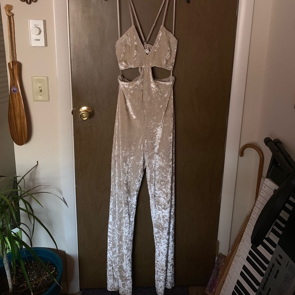 Dolls Kill Pants - Velvet Jumpsuit